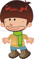  Αγοράκι με Χειμερινά Ρουχαλάκια