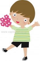  Αγοράκι με Λουλούδια