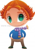  Αγοράκι με Κασκόλ