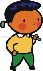  Αγοράκι που Παίζει Golf