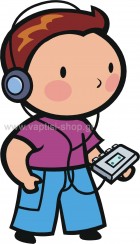  Αγοράκι με Ακουστικά στα Αφτιά