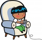  Αγοράκι Παίζει Play Station