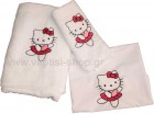 Λαδόπανα με Στάμπα Λαδόπανα βάπτισης Hello Kitty