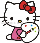  Hello Kitty Ζωγράφος