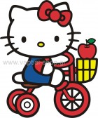  Hello Kitty στο Ποδηλατάκι της