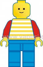  Lego Γραμμικό με Κόκκινα Μανίκια
